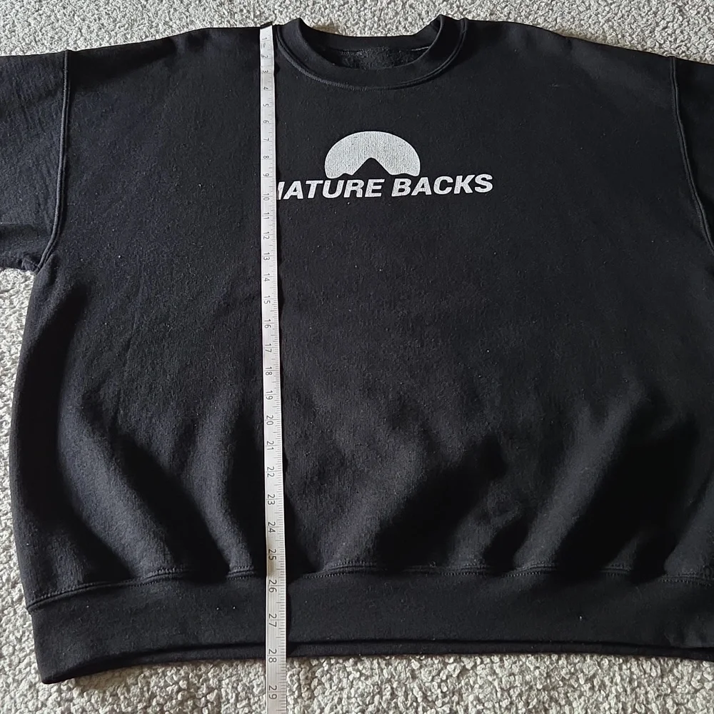 Nature Backs Long Sleeve Graphic Crew Sweatshirt Pullover - Picture 5 of 6